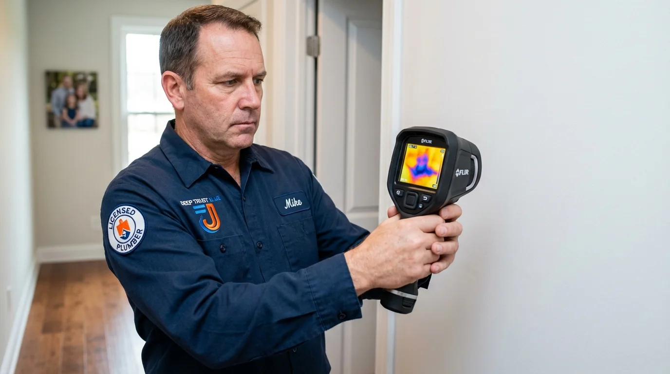 Thermal imaging leak detection by Johns Plumbing LLC in Beavercreek
